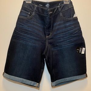 Denim (Dk Wash) Bermuda Shorts NWT